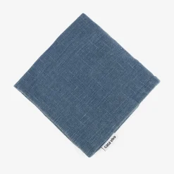 Funda de cojín de algodón azul Frida 45x45cm^Casa Viva Online