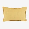 Funda de cojín de algodón amarilla Frida 40x35cm^Casa Viva Sale