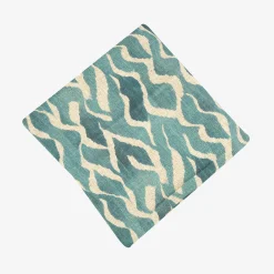 Funda de cojín de algodón azul Sibori 45x45cm^Casa Viva Discount