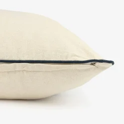 Funda de cojín de algodón con rayas azules Niza 60x60cm^Casa Viva New