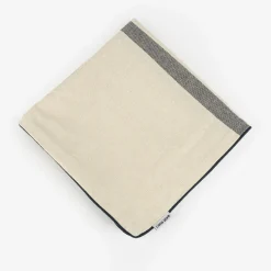 Funda de cojín de algodón con rayas azules Niza 60x60cm^Casa Viva New