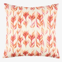 Funda de cojín de algodón cuadrada rosa Arce 45x45cm^Casa Viva