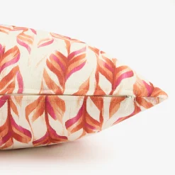 Funda de cojín de algodón cuadrada rosa Arce 45x45cm^Casa Viva