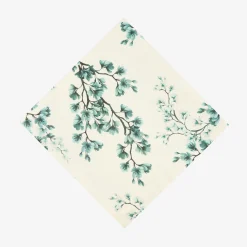 Funda de cojín de algodón cuadrada azul Bluira 45x45cm^Casa Viva New