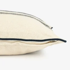 Funda de cojín de algodón con rayas azules Niza 30x45cm^Casa Viva