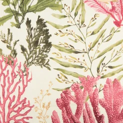 Funda de cojín de algodón cuadrada Coralia 45x45cm^Casa Viva New