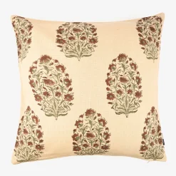 Funda de cojín de algodón ramillete Mia 50x50cm Clau&Chloe^Casa Viva