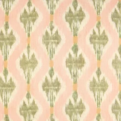 Funda de cojín de algodón rosa claro Ikat 45x45cm^Casa Viva Outlet