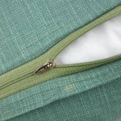 Funda de cojín de algodón verde Frida 45x45cm^Casa Viva New