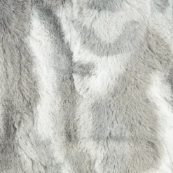 Funda de cojín de pelo gris 45x45cm^Casa Viva Outlet