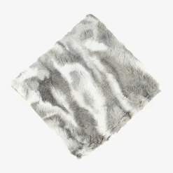 Funda de cojín de pelo gris 45x45cm^Casa Viva Outlet