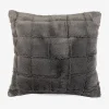 Funda de cojín de pelo suave gris Nuuk 45x45cm^Casa Viva New