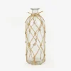 Jarrón de cristal con cuerda Rustic Ø9x28cm^Casa Viva Hot