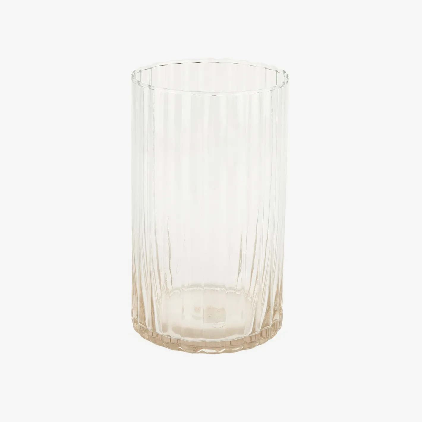 Jarrón de cristal transparente Brais Ø13x22cm^Casa Viva Discount