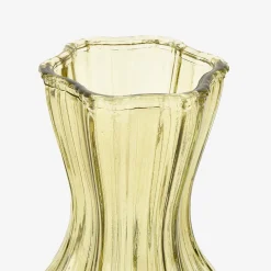 Jarrón de cristal verde Dalmar Ø13x20cm^Casa Viva Discount