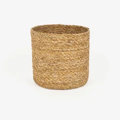 Macetero de fibras naturales Typha Misha Ø17x17cm^Casa Viva New