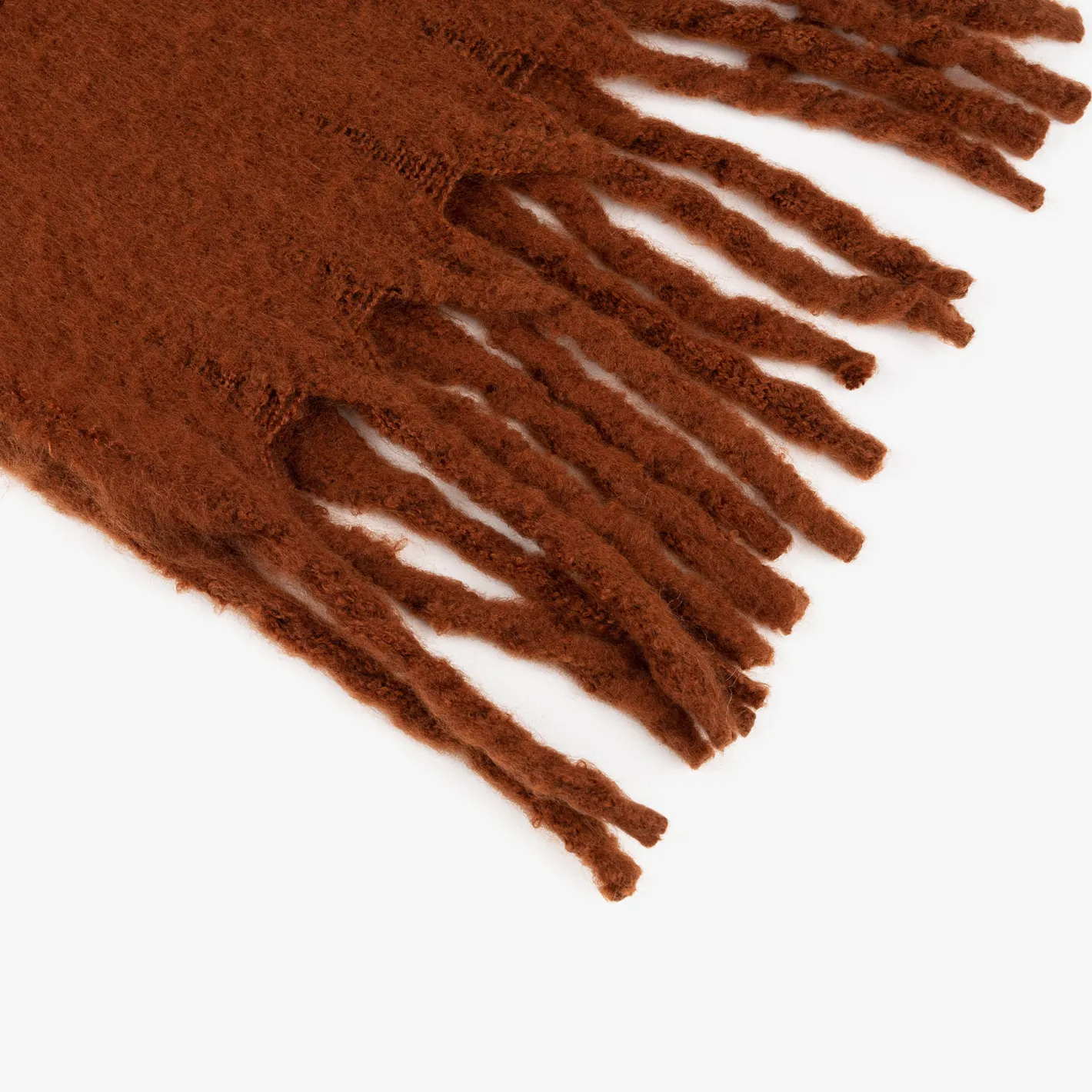 Manta efecto mohair burgundy 130x150cm^Casa Viva New