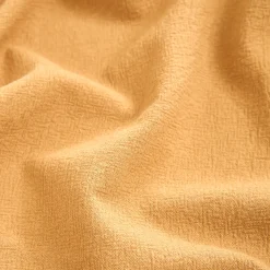 Mantel de algodón con flecos mostaza 140x250cm^Casa Viva Online