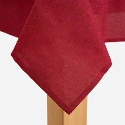 Mantel rojo bordado Pueblo 150x250cm^Casa Viva Sale