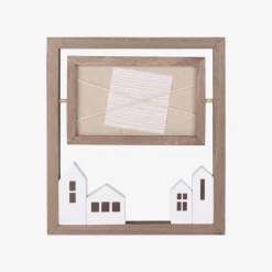 Marco de fotos de madera Casas 22x25cm^Casa Viva Hot