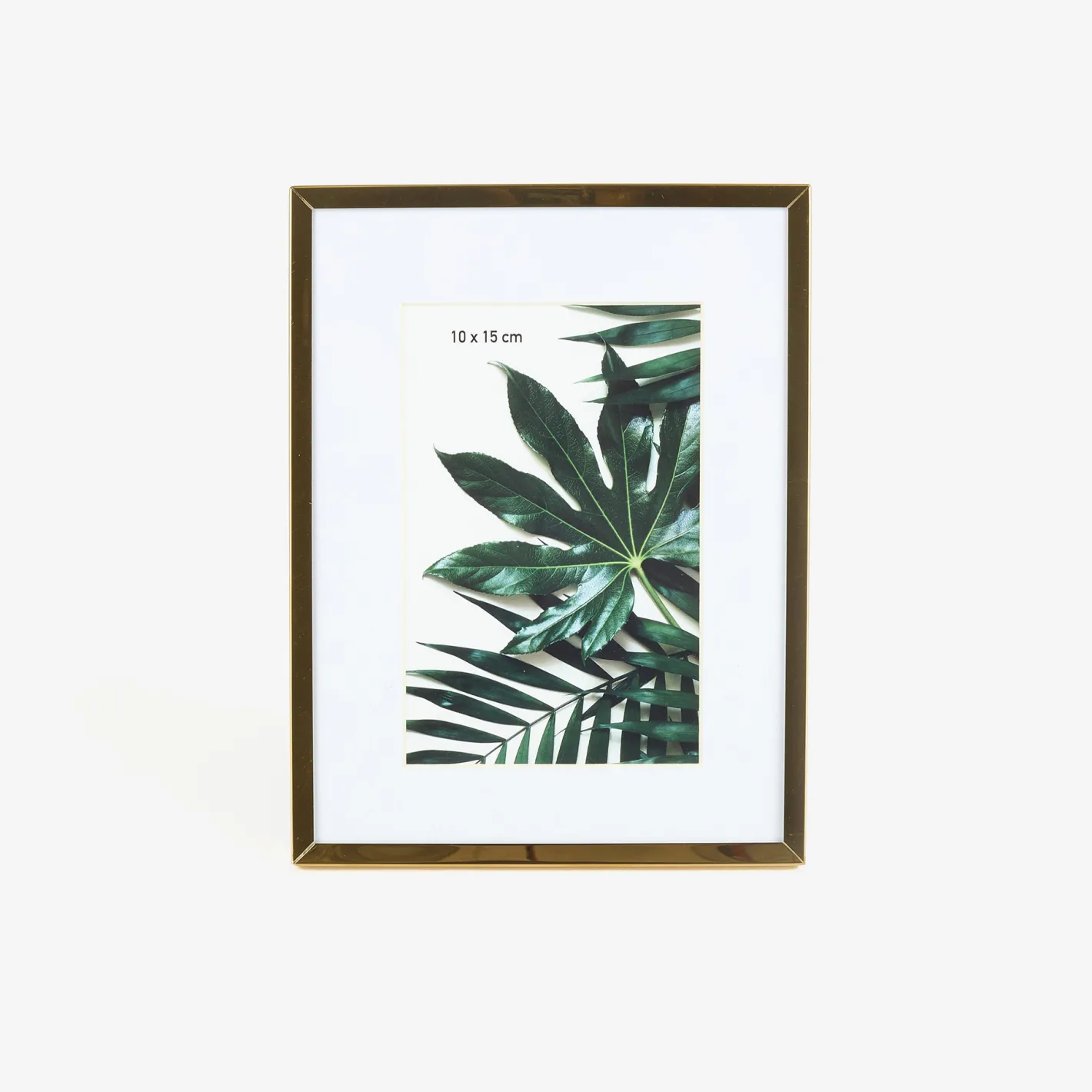 Marco de fotos de metal dorado 10x15cm^Casa Viva New