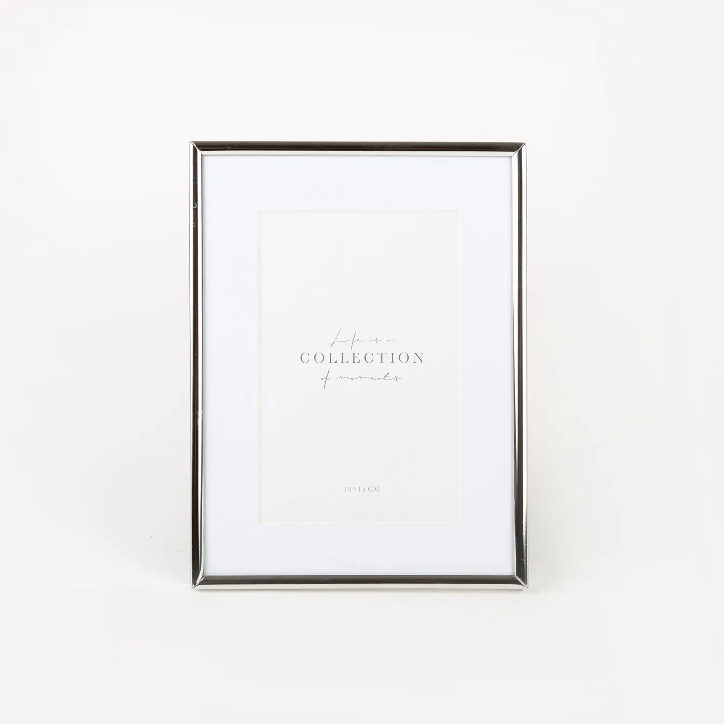 Marco de fotos de metal plateado Kilim 10x15cm^Casa Viva New