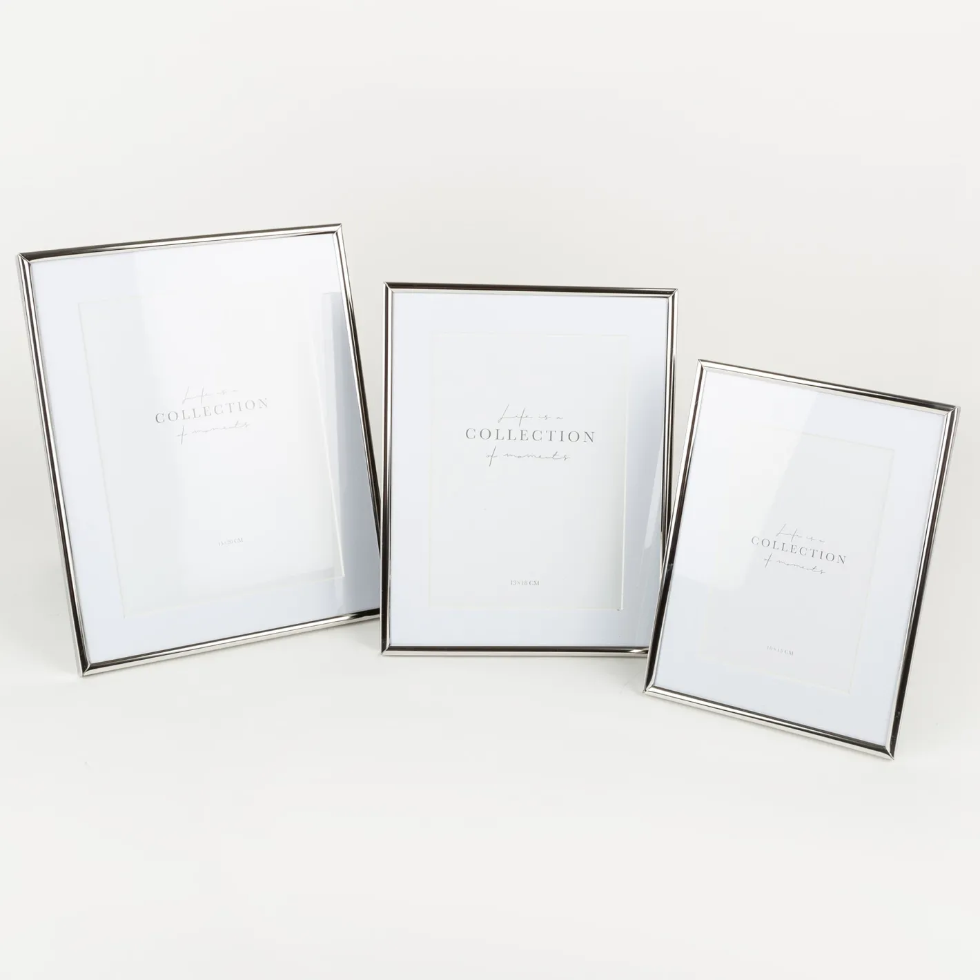 Marco de fotos de metal plateado Kilim 10x15cm^Casa Viva New