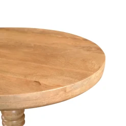 Mesa auxiliar de madera de mango Bogotá Ø50x70cm^Casa Viva Best