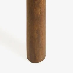 Mesa auxiliar de mármol y madera Houston Ø40x50cm Clau&Chloe^Casa Viva Outlet