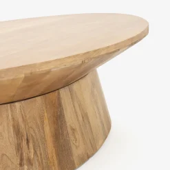 Mesa de centro de madera de mango Sidney 120x68x41cm Clau&Chloe^Casa Viva Best