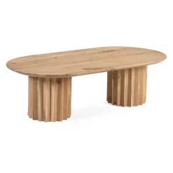 Mesa de centro de madera de acacia Mumbai 120x63x35cm Clau&Chloe^Casa Viva