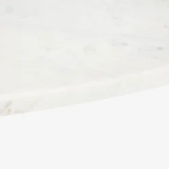 Mesa de centro de mármol y madera Berlín Ø90x45 Clau&Chloe^Casa Viva Online