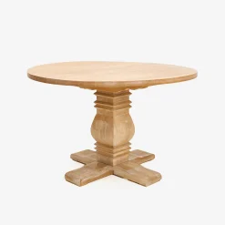 Mesa de comedor de madera de olmo Toulouse Ø120x76cm^Casa Viva Best