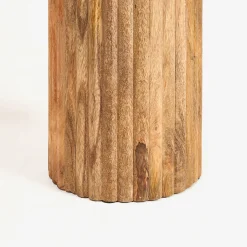 Mesa de comedor de madera de acacia Siba Ø120x77cm Clau&Chloe^Casa Viva Best