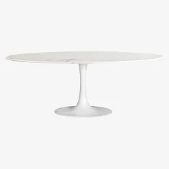 Mesa de comedor de mármol y metal Hefei 200x100x76cm Clau&Chloe^Casa Viva Outlet