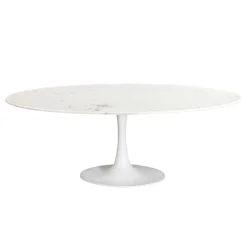 Mesa de comedor de mármol y metal Hefei 200x100x76cm Clau&Chloe^Casa Viva Outlet