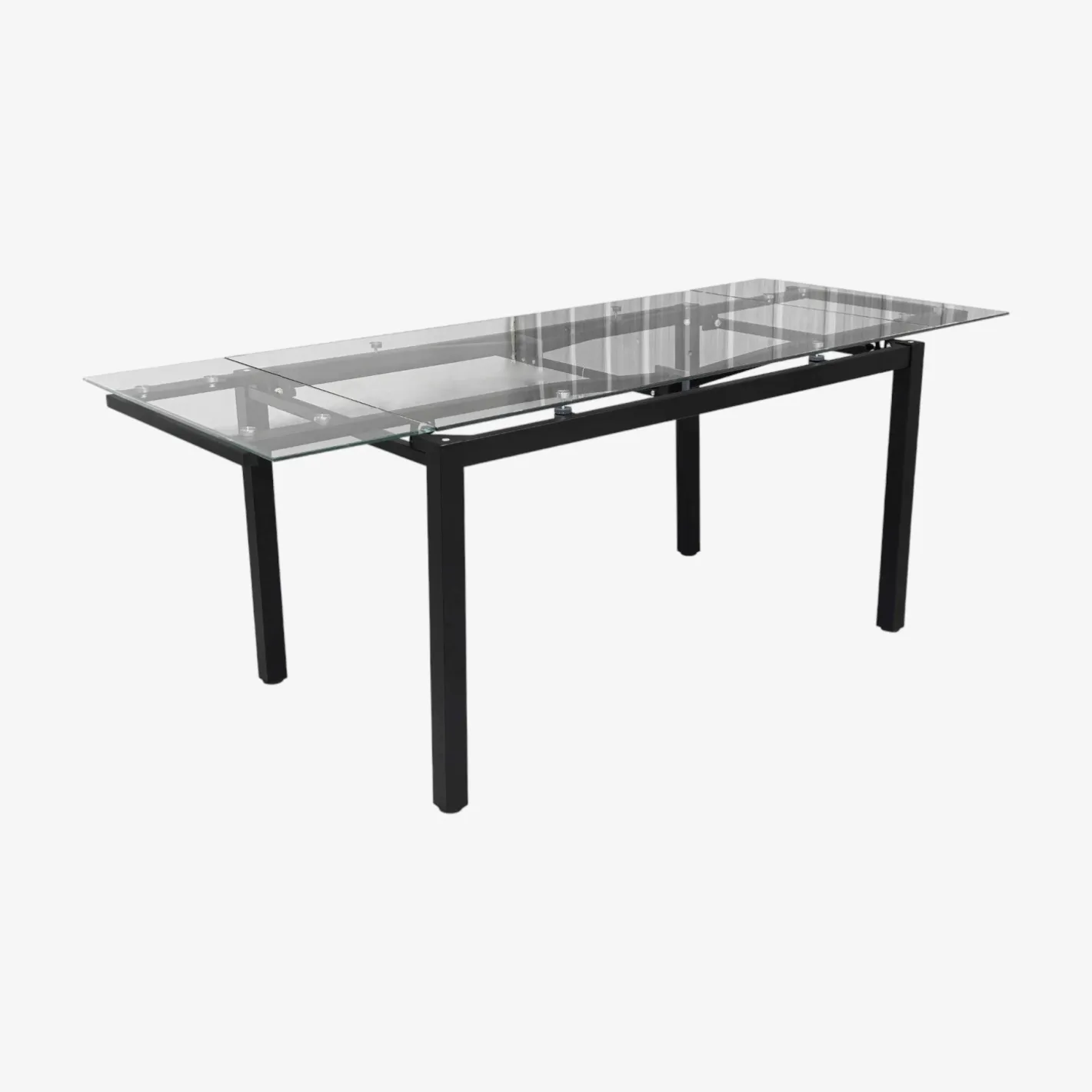 Mesa de comedor extensible de cristal Praga 200/140x80x76cm^Casa Viva Sale