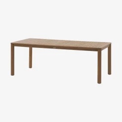 Mesa de jardín de madera de acacia Cervino 210x100x77cm^Casa Viva Outlet