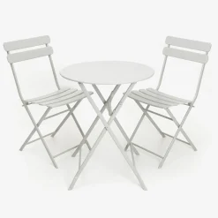 Mesa de jardín plegable gris Bistro Ø60x70cm^Casa Viva Sale