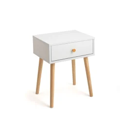 Mesita de noche de madera con 1 cajón Deva 40x30x50cm^Casa Viva Clearance