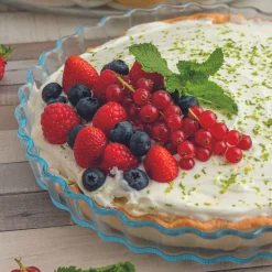 Molde redondo ondulado de vidrio Ocuisine Ø27cm^Casa Viva New