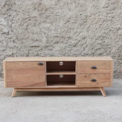 Mueble de televisión de madera Attic 160x40x55cm Clau&Chloe^Casa Viva New