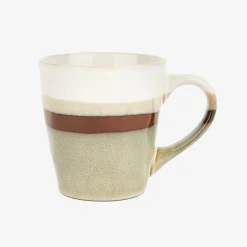 Mug de cerámica beige Sotres 41cl Ø9,5x10,2cm^Casa Viva New