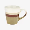 Mug de cerámica caqui Sotres 41cl Ø9,5x10,2cm^Casa Viva Discount