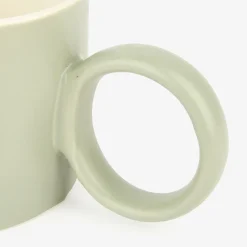 Mug de cerámica verde Grade 42cl Clau&Chloe^Casa Viva Outlet