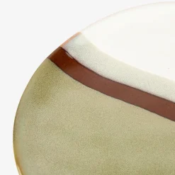 Plato de postre de cerámica caqui Sotres Ø21cm^Casa Viva Clearance
