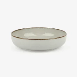 Plato hondo de porcelana gris Olite Ø19cm^Casa Viva Sale