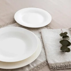 Plato hondo porcelana blanca Vetra Ø22,5cm^Casa Viva Outlet