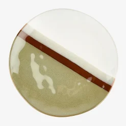 Plato llano de cerámica caqui Sotres Ø27cm^Casa Viva Discount