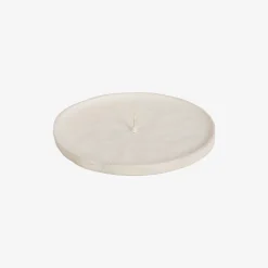Portavelas de aluminio blanco Ø10cm^Casa Viva Online
